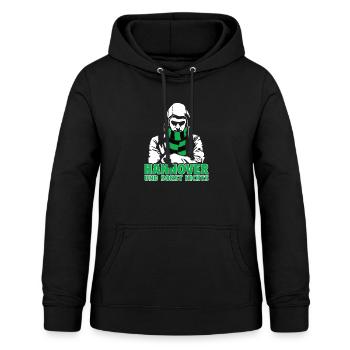 Hannover und sonst nichts - Frauen Hoodie - Schwarz - Vorne - AI Model Female 172 light (172cm)