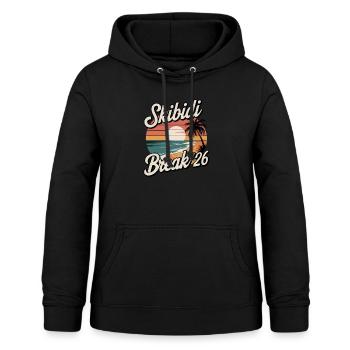 Skibidi-Pause '26 Skibidi-Toiletten-Frühjahrsferie - Frauen Hoodie - Schwarz - Vorne - AI Model Female 172 light (172cm)