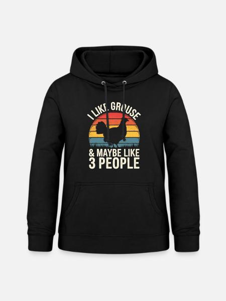 Auerhahn - Frauen Hoodie - Schwarz