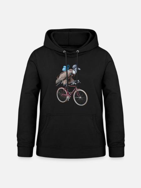 Geier - Frauen Hoodie - Schwarz