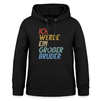 Großer Bruder Baby Liebhaber Älteres Geschwister - Frauen Hoodie - Schwarz - Vorne - AI Model Female 172 light (172cm)