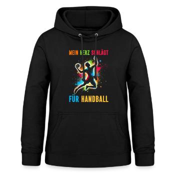 Handball Liebhaber Handball Sport Spieler - Frauen Hoodie - Schwarz - Vorne - AI Model Female 172 light (172cm)