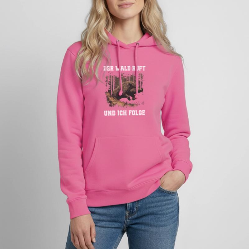 Der Wald Ruft Jäger Frauen Hoodie