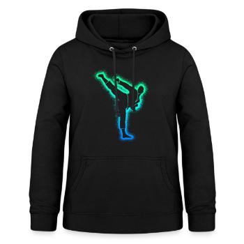 Taekwondo Kampfsport Herren Kinder Karate Jungen - Frauen Hoodie - Schwarz - Vorne - AI Model Female 172 light (172cm)