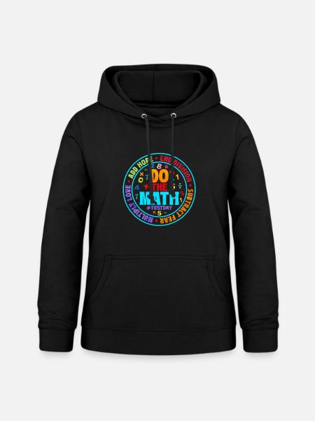 Mathe - Frauen Hoodie - Schwarz