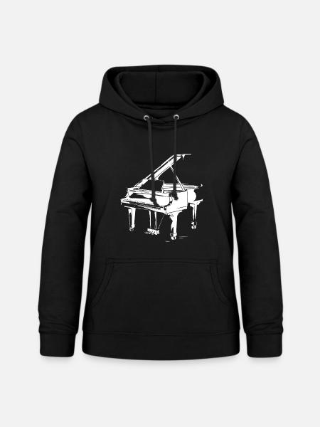 Flügel Skizze - Frauen Hoodie - Schwarz