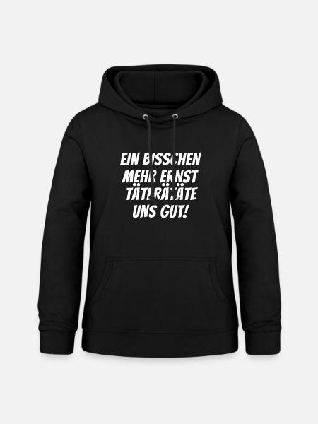 Lustiges Design - Frauen Hoodie - Schwarz