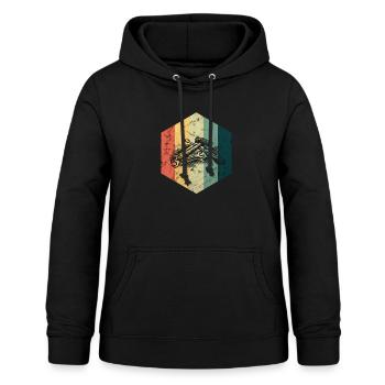 Werkzeug - Frauen Hoodie - Schwarz - Vorne - AI Model Female 172 light (172cm)