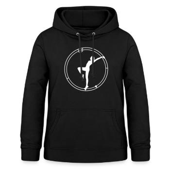 Rhönrad - Frauen Hoodie - Schwarz - Vorne - AI Model Female 172 light (172cm)