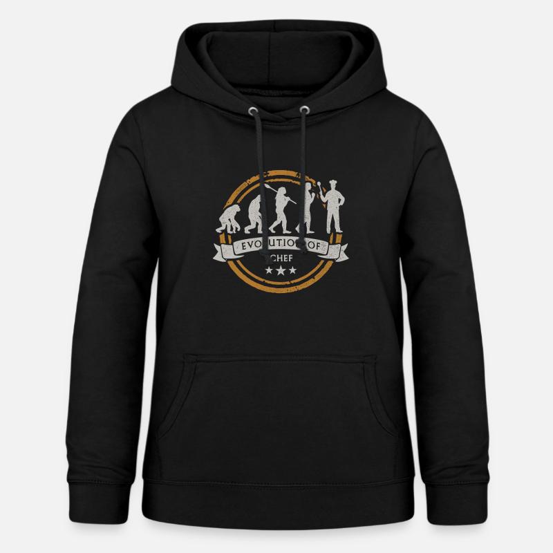 Chef Chef Evolution - Frauen Hoodie - Schwarz