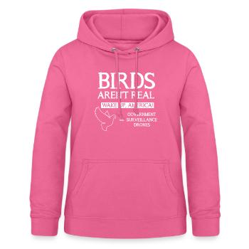 Birds Aren't Real Aufwachen, Staatsüberwachung - Frauen Hoodie - Pink - Vorne - AI Model Female 172 light (172cm)