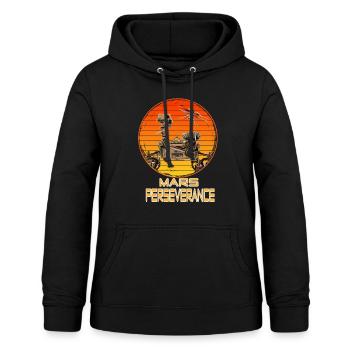 Mars Perseverance Rover Mars Mission - Sweat à capuche Femme - noir - Devant - AI Model Female 172 light (172cm)
