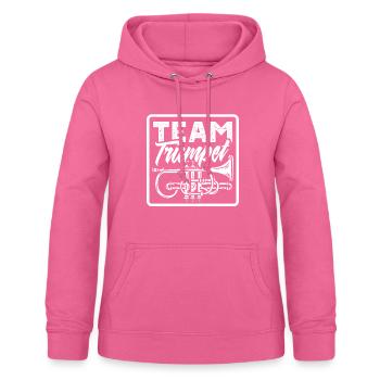 Team Trompete Band Trompetenspieler Trompeter - Frauen Hoodie - Pink - Vorne - AI Model Female 172 light (172cm)