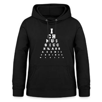 Ich bin Schwanger Sehtest Mutter Schwangerschaft - Frauen Hoodie - Schwarz - Vorne - AI Model Female 172 light (172cm)