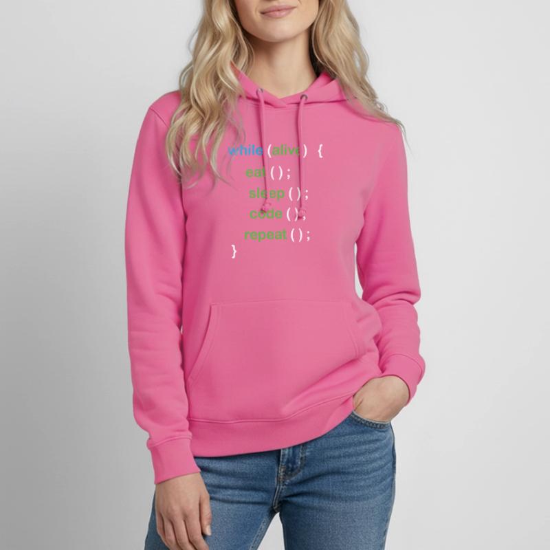 Développeur de logiciels de codage Python Sweat à capuche Femme