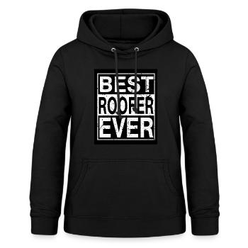 Dachdecker Bester Dachdecker - Frauen Hoodie - Schwarz - Vorne - AI Model Female 172 light (172cm)