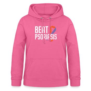 Schlagen Sie Psoriasis Hautkrankheit Psoriasis Bewusstsein - Frauen Hoodie - Pink - Vorne - AI Model Female 172 light (172cm)