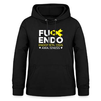 Endo Warrior Endometriose Bewusstseinskrankheit - Frauen Hoodie - Schwarz - Vorne - AI Model Female 172 light (172cm)