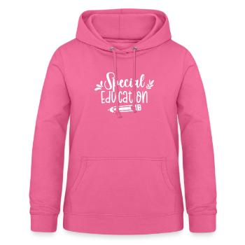 Sonderpädagogik Beruf Lehrer Sonderpädagoge - Frauen Hoodie - Pink - Vorne - AI Model Female 172 light (172cm)