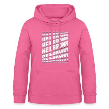 Heilbronn Deutschland Stadt Schrift Skyline Heimat - Frauen Hoodie - Pink - Vorne - AI Model Female 172 light (172cm)