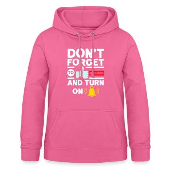 Content Creator Social Media Influencer Vlogger - Frauen Hoodie - Pink - Vorne - AI Model Female 172 light (172cm)