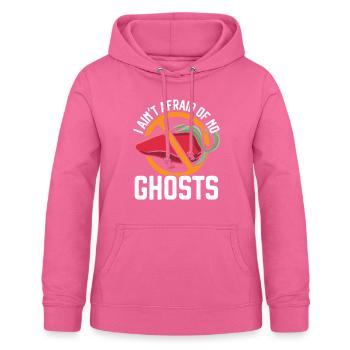 Je n’ai pas peur de No Ghosts Chili Saveur épicée - Sweat à capuche Femme - rose - Devant - AI Model Female 172 light (172cm)