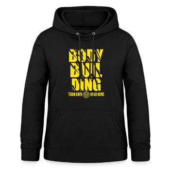Bodybuilding Train hard or go Home Fitness Gym - Frauen Hoodie - Schwarz - Vorne - AI Model Female 172 light (172cm)