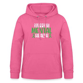 Prévention du suicide Sensibilisation à la santé mentale - Sweat à capuche Femme - rose - Devant - AI Model Female 172 light (172cm)