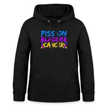 Mois de la sensibilisation au cancer de la vessie - Sweat à capuche Femme - noir - Devant - AI Model Female 172 light (172cm)