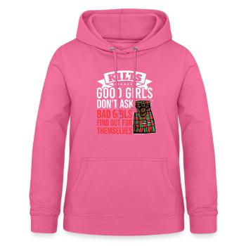 Kilt écossais disant jupe écossaise Écosse - Sweat à capuche Femme - rose - Devant - AI Model Female 172 light (172cm)
