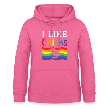 Gay Rights Rainbow Pride LGBTQ Gay Pride Parade - Frauen Hoodie - Pink - Vorne - AI Model Female 172 light (172cm)