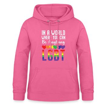 Gay Rights Rainbow Pride LGBTQ Gay Pride Parade - Frauen Hoodie - Pink - Vorne - AI Model Female 172 light (172cm)