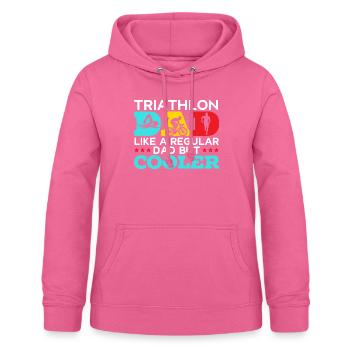 Triathlon Athlet Triathlet Schwimmen Radfahren Laufen - Frauen Hoodie - Pink - Vorne - AI Model Female 172 light (172cm)