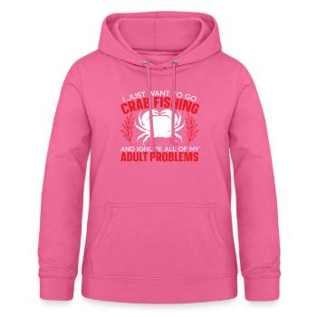 Krabbenfischen Krabbenfischer Krabbenfischer Krabben - Frauen Hoodie - Pink - Vorne - AI Model Female 172 light (172cm)