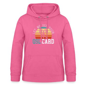 Amateurfunker Morsecode Radioaktivität - Frauen Hoodie - Pink - Vorne - AI Model Female 172 light (172cm)