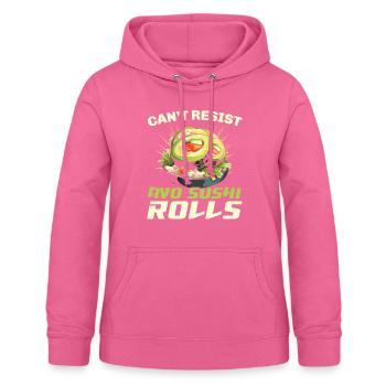 Avocado Sushi Roll Nigiri Avocado Fruit Guacamole - Women's Hoodie - pink - Front - AI Model Female 172 light (172cm)