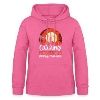 Amateurfunker Morsecode Radioaktivität - Frauen Hoodie - Pink - Vorne - AI Model Female 172 light (172cm)