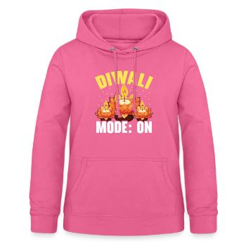 Frohes Diwali Diwali Fest Indischer Hinduismus - Frauen Hoodie - Pink - Vorne - AI Model Female 172 light (172cm)