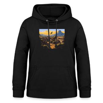 Pompeii History Travel I Love Roman Empire - Women's Hoodie - black - Front - AI Model Female 172 light (172cm)