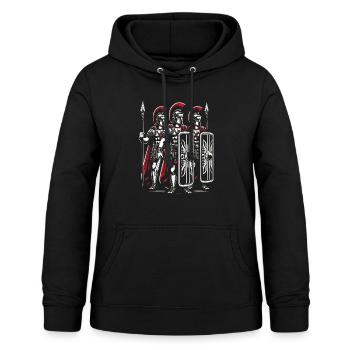 Römische Legionäre Antikes Rom Römisches Reich - Frauen Hoodie - Schwarz - Vorne - AI Model Female 172 light (172cm)