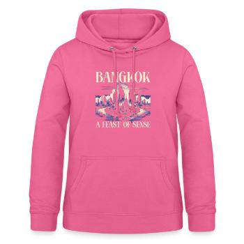 Bangkok Thailand Reisen Urlaub Thai Sprache - Frauen Hoodie - Pink - Vorne - AI Model Female 172 light (172cm)