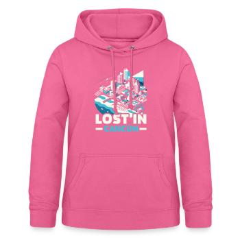 Cancún Mexique Pride Vacances Mexique Voyage Mexicain - Sweat à capuche Femme - rose - Devant - AI Model Female 172 light (172cm)