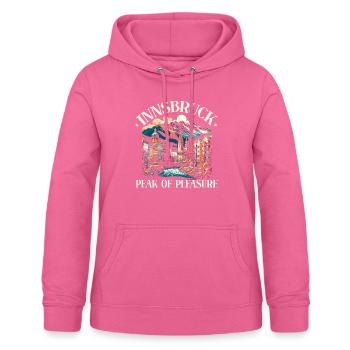 Innsbruck Autriche Voyage Vacances Autrichien - Sweat à capuche Femme - rose - Devant - AI Model Female 172 light (172cm)