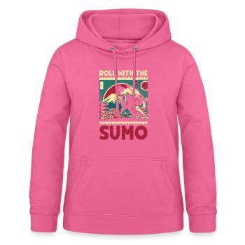 Sumo-Ringer Japanisches Ringen Sumo-Ringen - Frauen Hoodie - Pink - Vorne - AI Model Female 172 light (172cm)