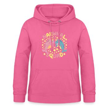 Amoureux du narval Licorne de l’animal marin Narval - Sweat à capuche Femme - rose - Devant - AI Model Female 172 light (172cm)