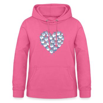 Amoureux du narval Licorne de l’animal marin Narval - Sweat à capuche Femme - rose - Devant - AI Model Female 172 light (172cm)