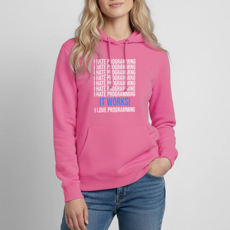 Programmierer Entwickler Programmierer Programmieren IT Computer Frauen Hoodie