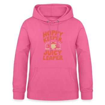 Tomato Frog Lover Animal Amphibian Froggy Toad - Women's Hoodie - pink - Front - AI Model Female 172 light (172cm)
