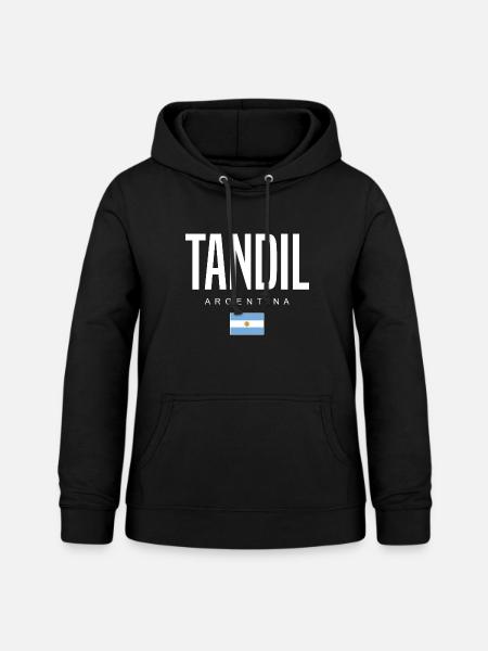 Tandil Argentinien Argentinier - Frauen Hoodie - Schwarz