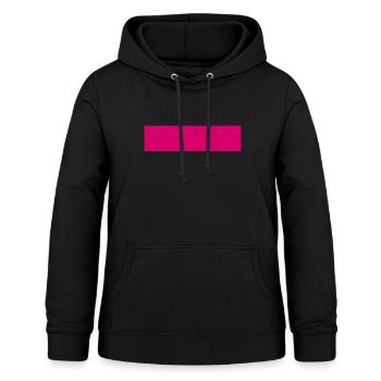 bar rose - Sweat à capuche Femme - noir - Devant - AI Model Female 172 light (172cm)